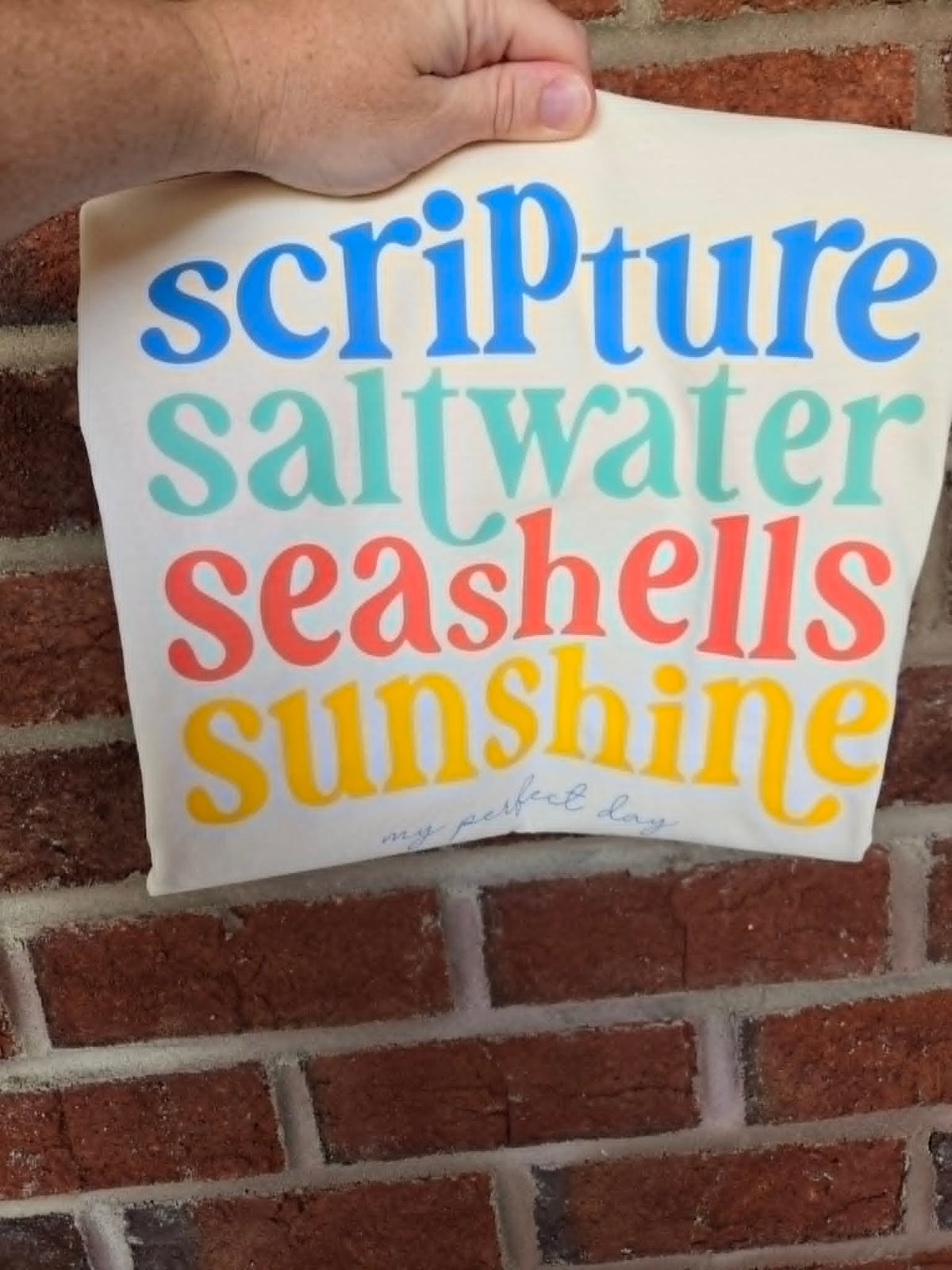 Scripture, Saltwater, Seashells, Sunshine