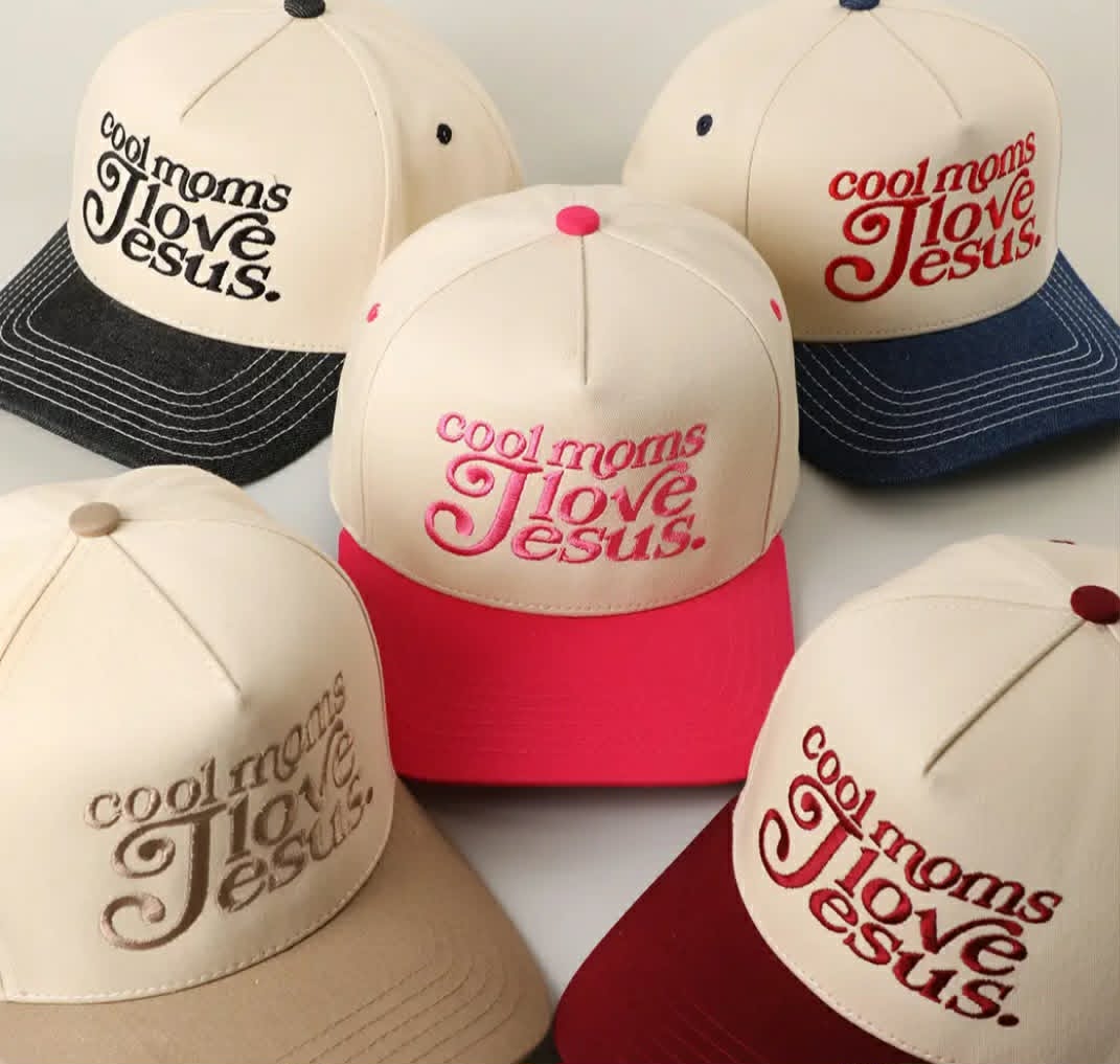 Cool Moms Love Jesus Trucker Hats