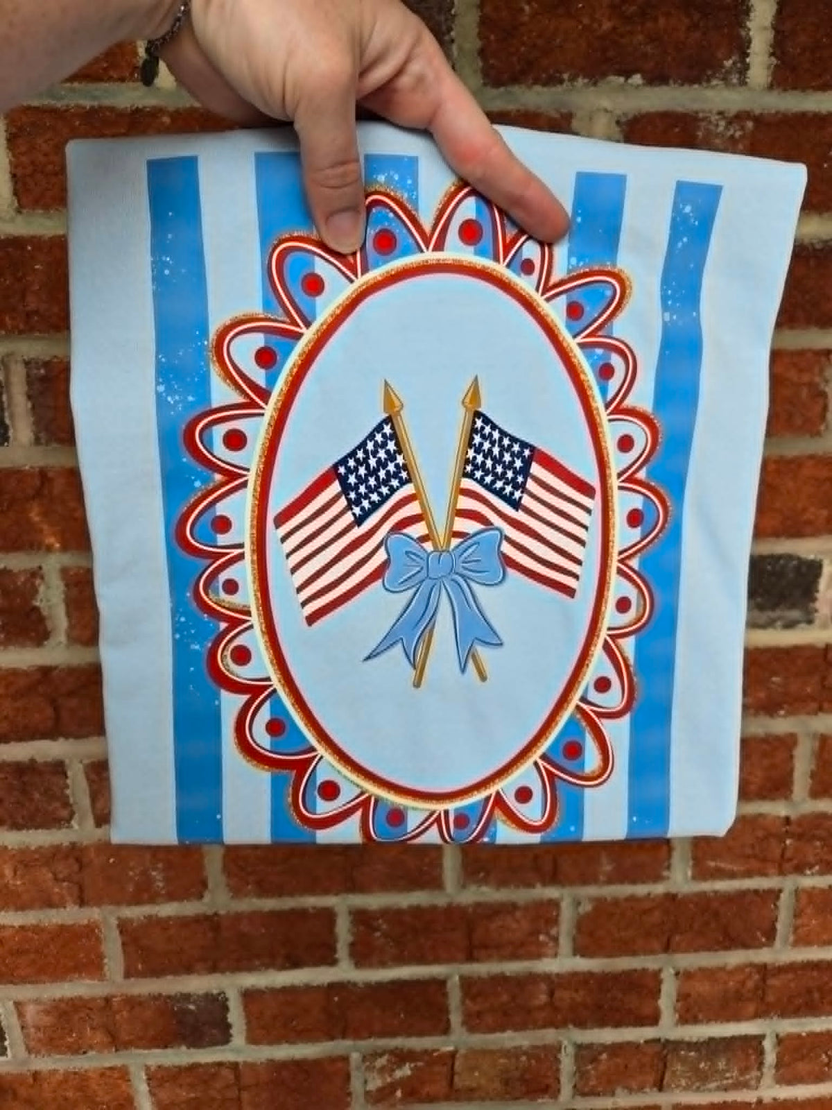 Double Flags with Stripes