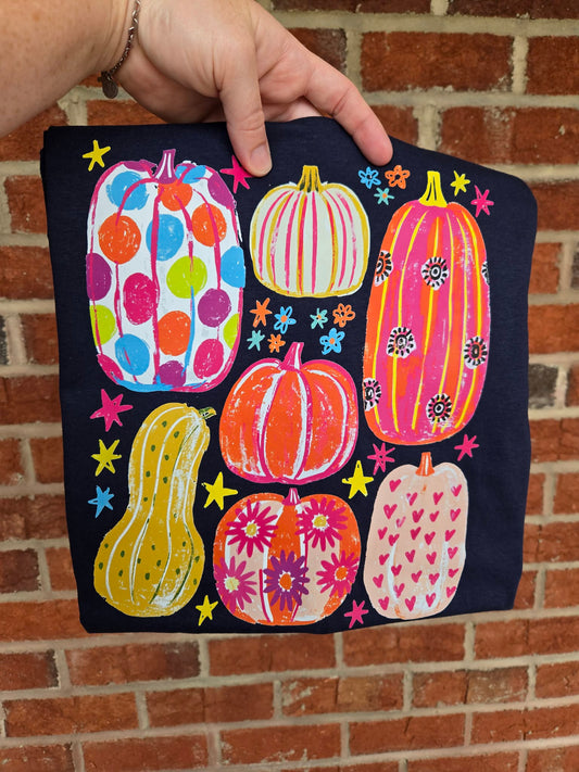 Bright and Funky Pumpkins