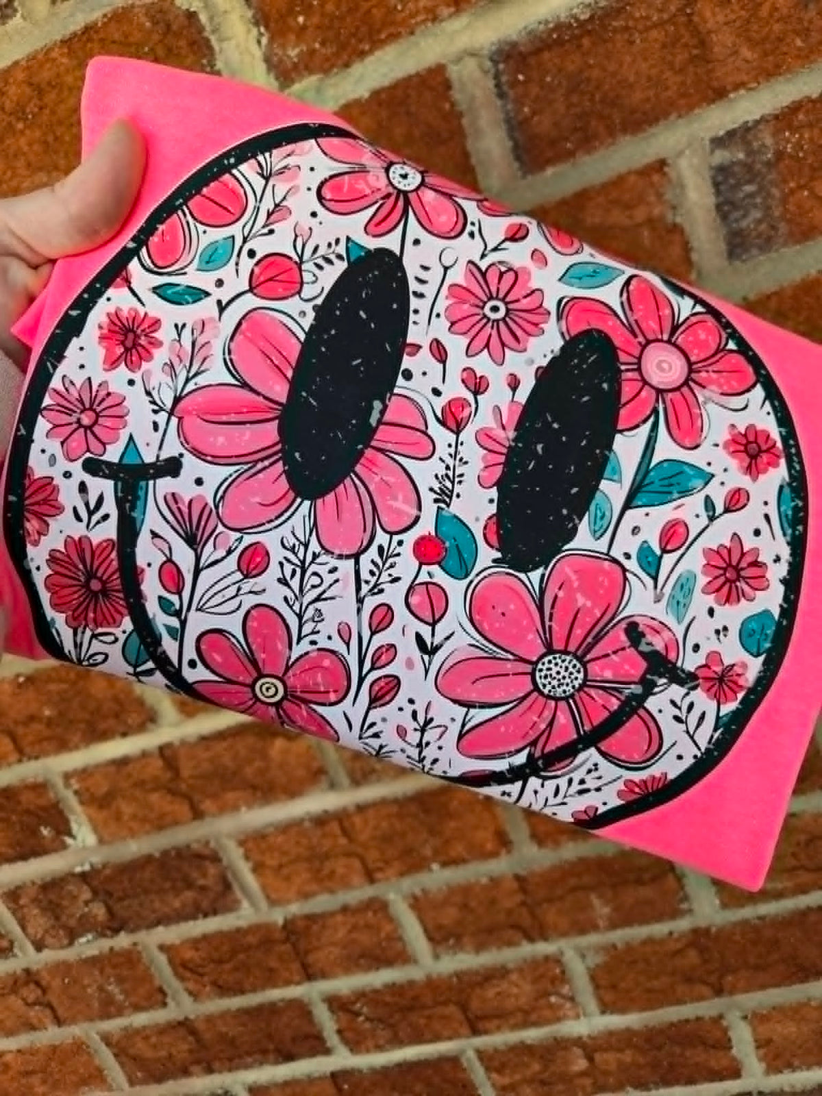 Floral Happy Face