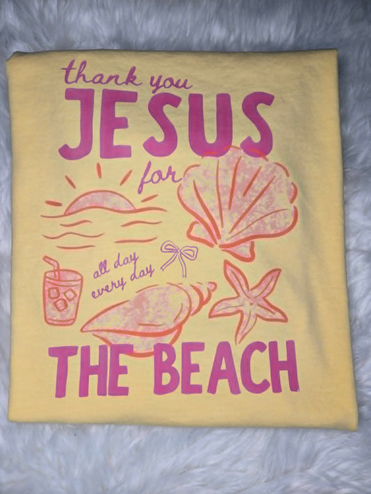 Thank You Jesus For The Beach