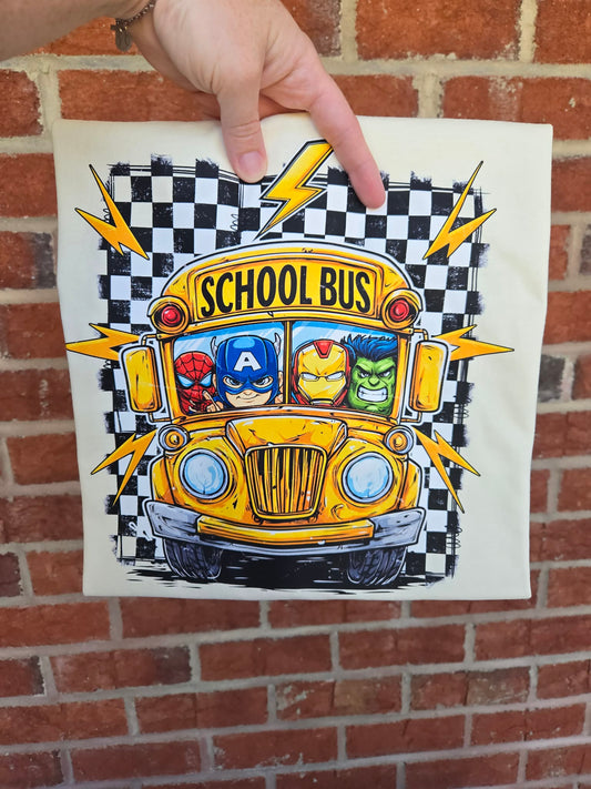 Superhero School Bus