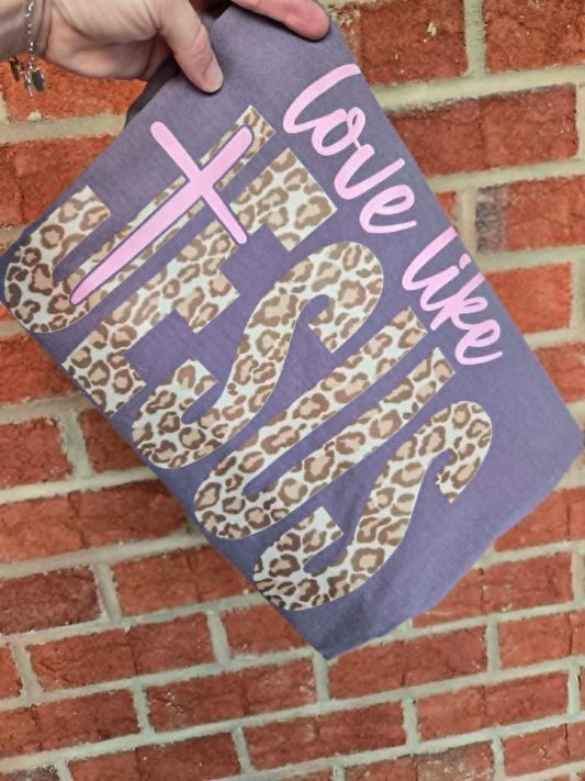 Animal Print Love Like Jesus