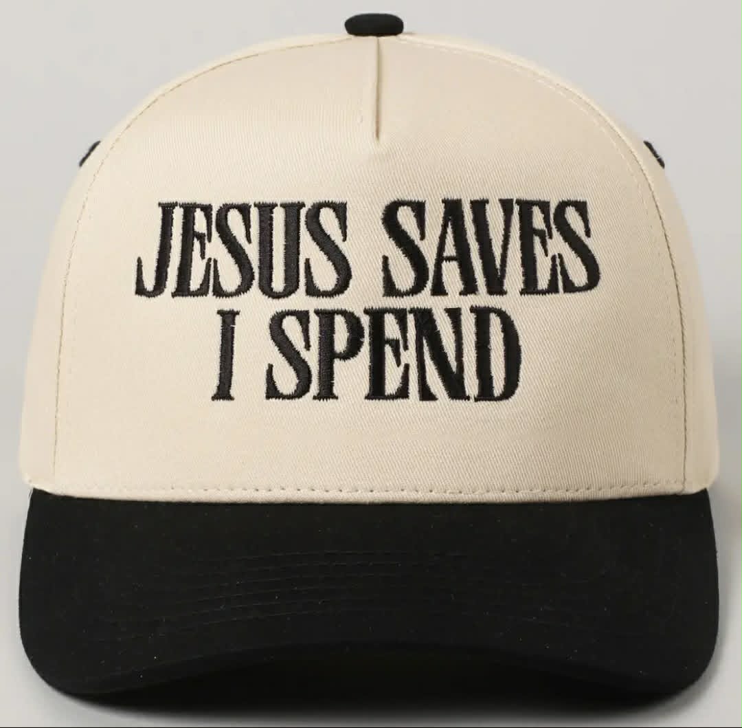 Jesus Saves, I Spend Trucker Hat