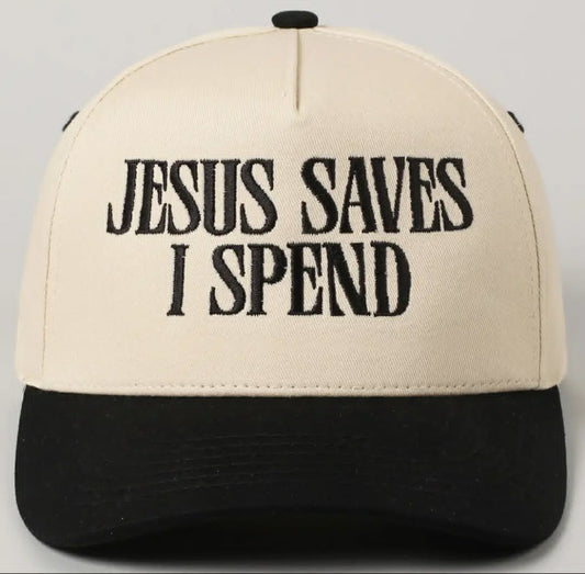 Jesus Saves, I Spend Trucker Hat