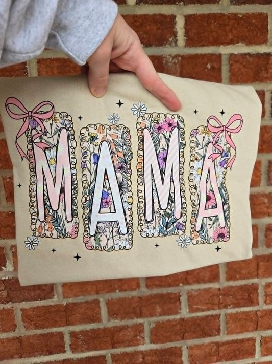 Doodle Floral Mama