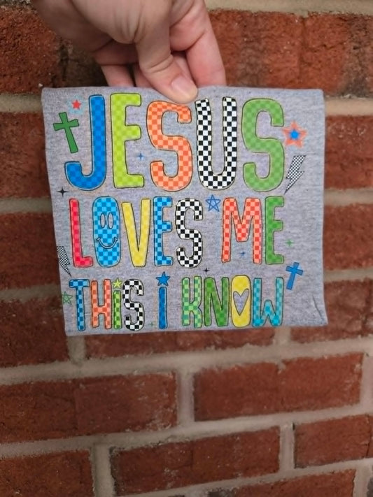 Checker Jesus Loves Me